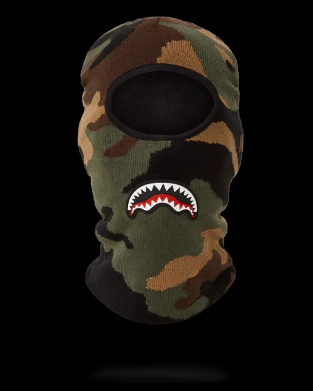 SKI MASKS|COLD WEATHER GEAR>SPRAYGROUND CAMO SHARK SKI MASK