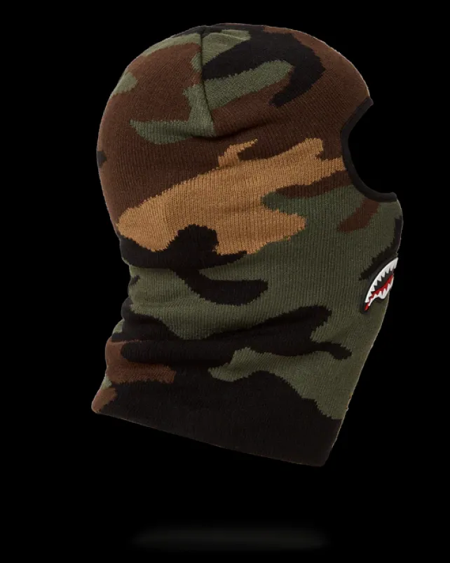 SKI MASKS|COLD WEATHER GEAR>SPRAYGROUND CAMO SHARK SKI MASK