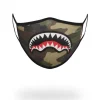 FACE MASKS>SPRAYGROUND CAMO SHARKMOUTH FORM-FITTING MASK