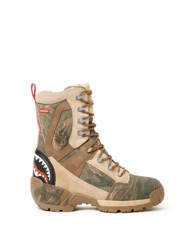 BOOTS>SPRAYGROUND CAMO TERRAIN FUERZA COBRA PARATROOPER BOOTS - MADE IN COLOMBIA NUMBERED 1/280 PAIRS