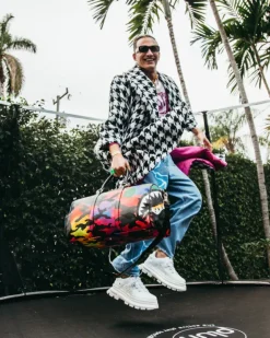 DUFFLES>SPRAYGROUND CAMOBURST EMPEROR DUFFLE