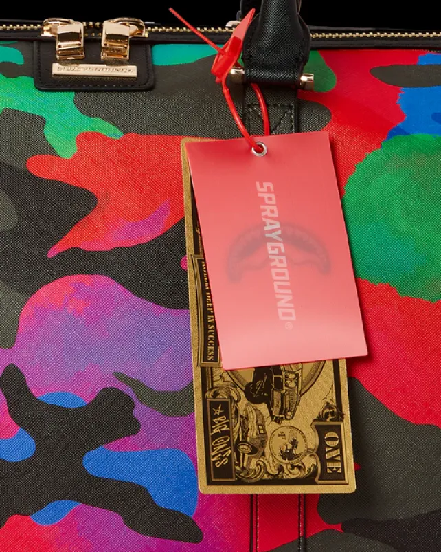 DUFFLES>SPRAYGROUND CAMOBURST EMPEROR DUFFLE