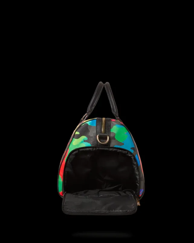 DUFFLES>SPRAYGROUND CAMOBURST EMPEROR DUFFLE
