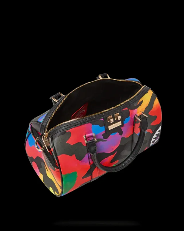 DUFFLES>SPRAYGROUND CAMOBURST MINI DUFFLE