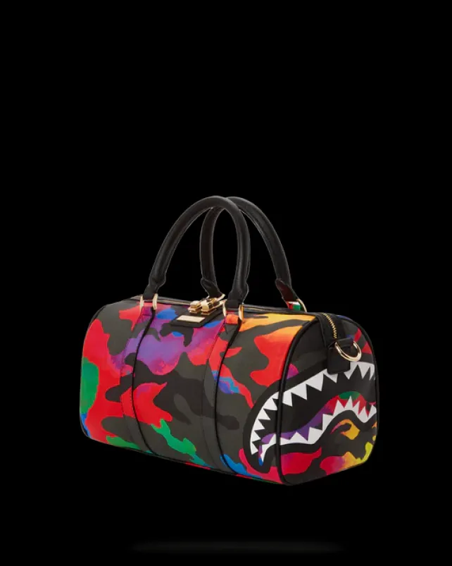 DUFFLES>SPRAYGROUND CAMOBURST MINI DUFFLE