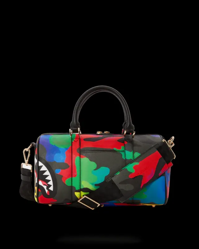 DUFFLES>SPRAYGROUND CAMOBURST MINI DUFFLE