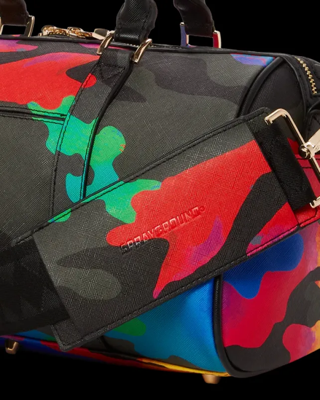 DUFFLES>SPRAYGROUND CAMOBURST MINI DUFFLE