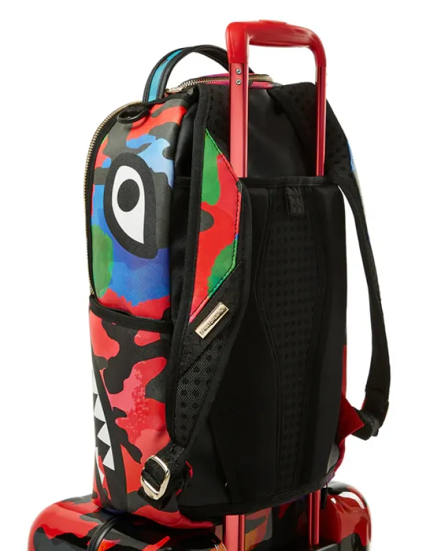CARRY-ON LUGGAGE>SPRAYGROUND CAMOBURST SHARKNAUTICS HARDSHELL CARRY-ON LUGGAGE