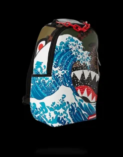 BACKPACKS>SPRAYGROUND CAMOKAWA WAVE SHARK