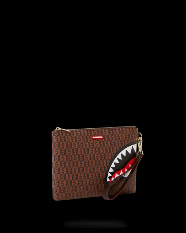 CROSSOVER CLUTCHES>SPRAYGROUND CASHIN CHECKS CROSSOVER CLUTCH