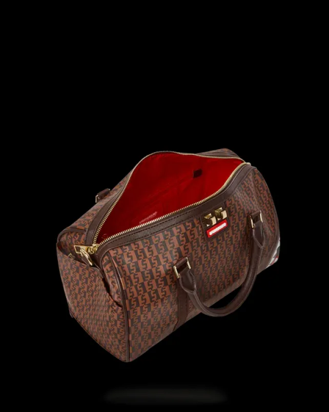 DUFFLES>SPRAYGROUND CASHIN CHECKS MINI DUFFLE