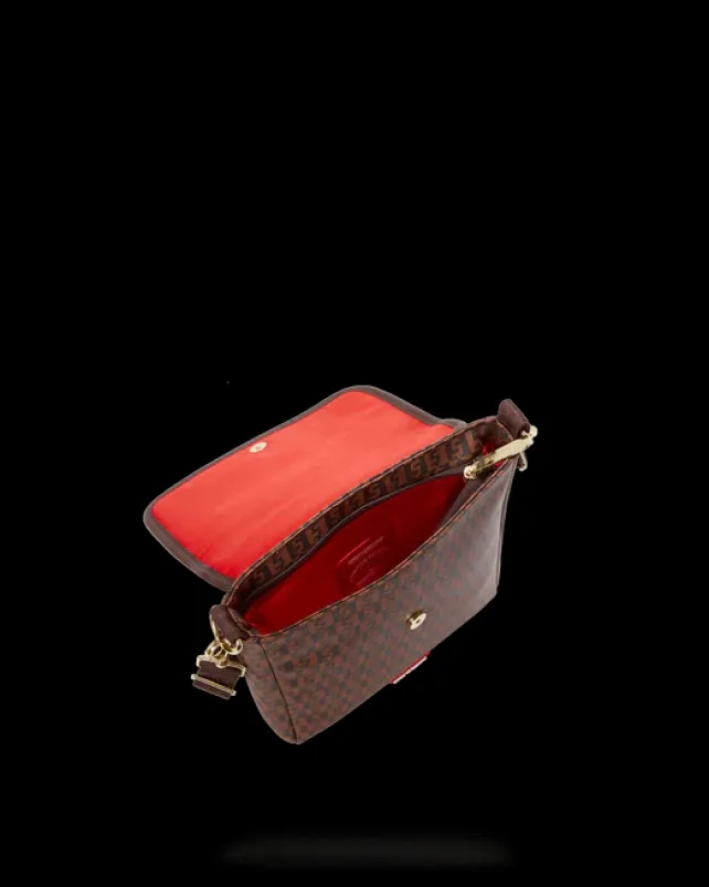 SLINGS|CROSSBODYS>SPRAYGROUND CASHIN CHECKS SHOULDER BAG