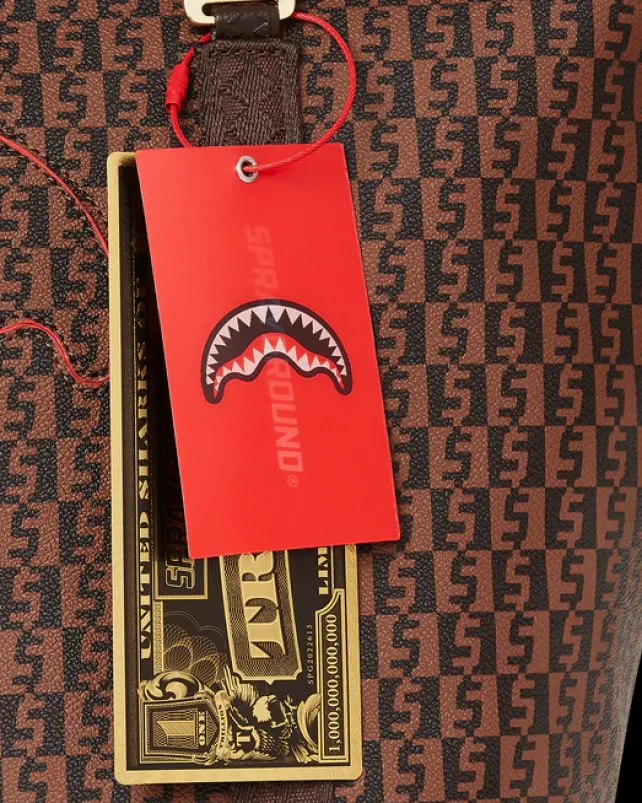 TOTES>SPRAYGROUND CASHIN CHECKS TOTE