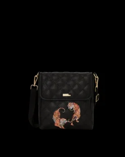 SLINGS|CROSSBODYS>SPRAYGROUND CATWALK CURRENCY MESSENGER SLING BAG