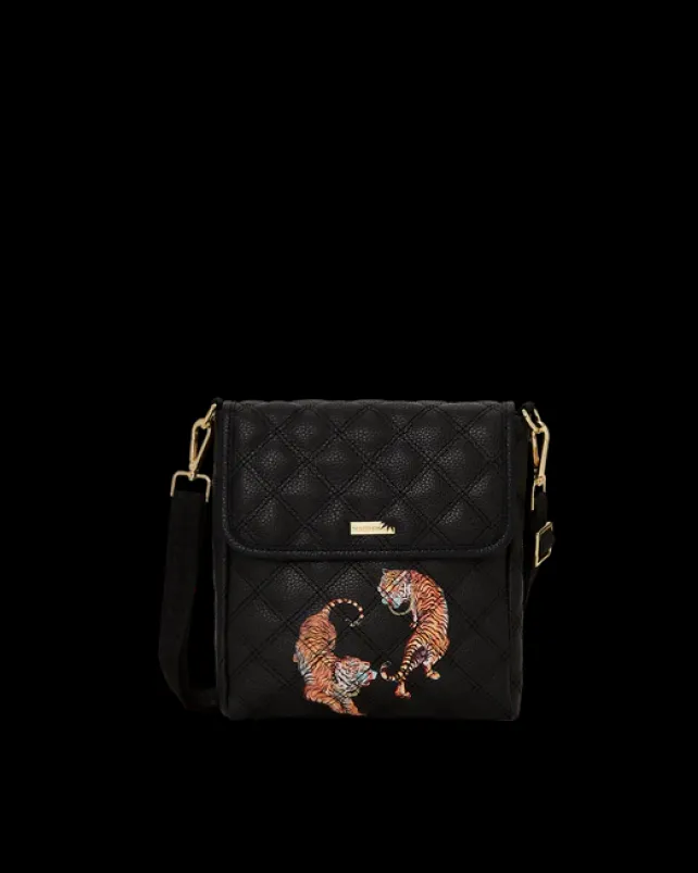 SLINGS|CROSSBODYS>SPRAYGROUND CATWALK CURRENCY MESSENGER SLING BAG