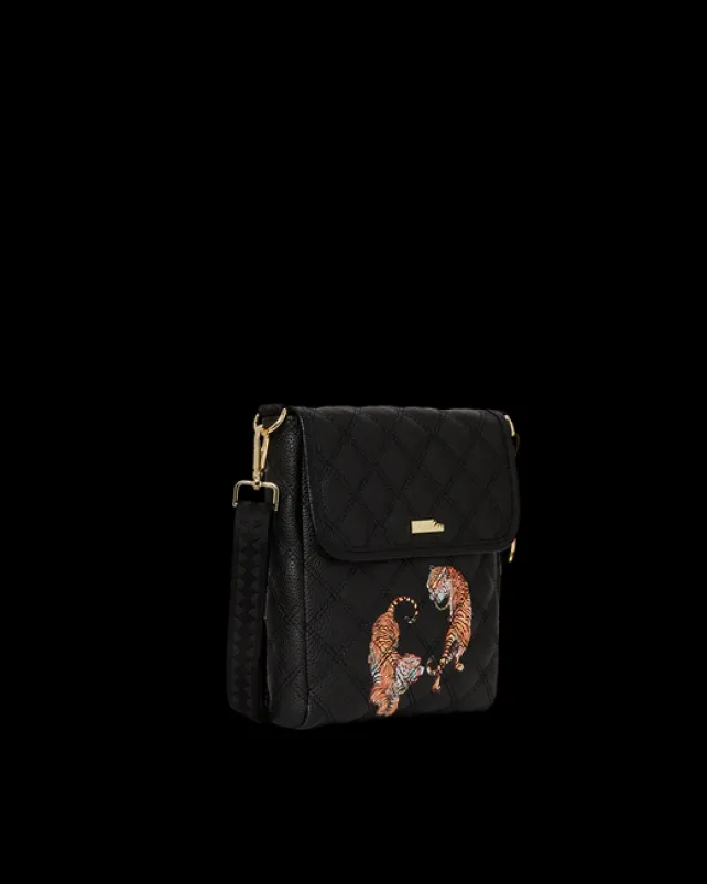 SLINGS|CROSSBODYS>SPRAYGROUND CATWALK CURRENCY MESSENGER SLING BAG