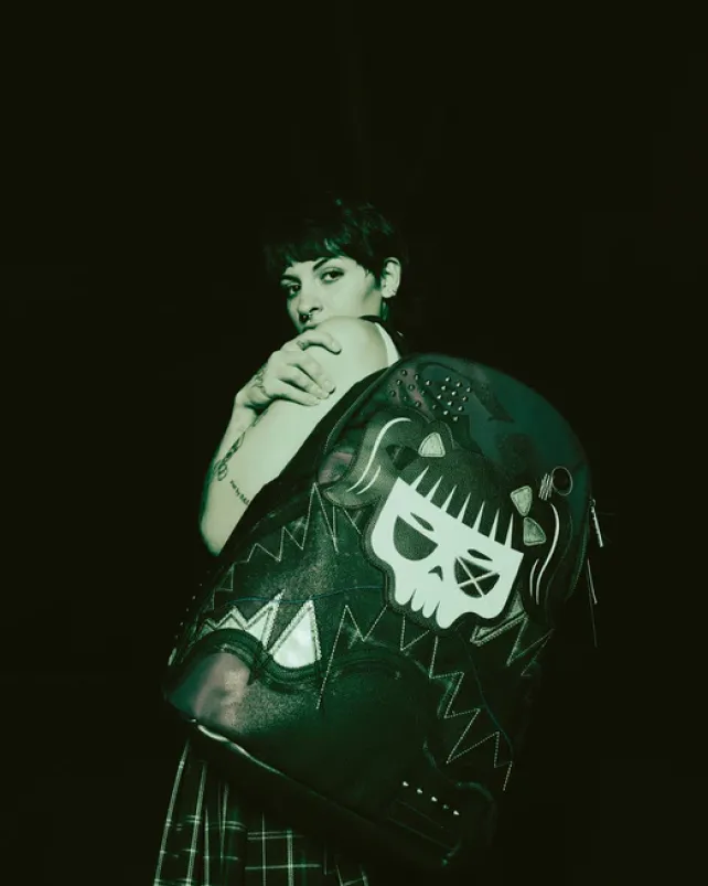 BACKPACKS>SPRAYGROUND CAZZU ERRORCITO PUNK SHARK BACKPACK