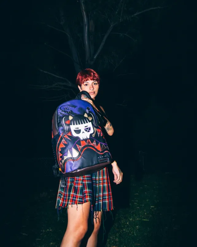 BACKPACKS>SPRAYGROUND CAZZU ERRORCITO PUNK SHARK BACKPACK