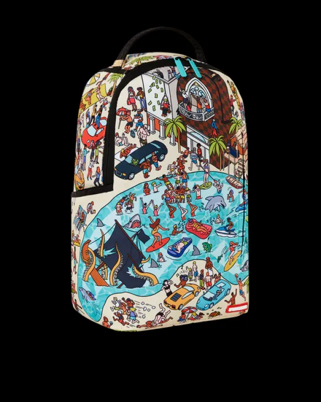 BACKPACKS>SPRAYGROUND CHAOS COUNTY BACKPACK