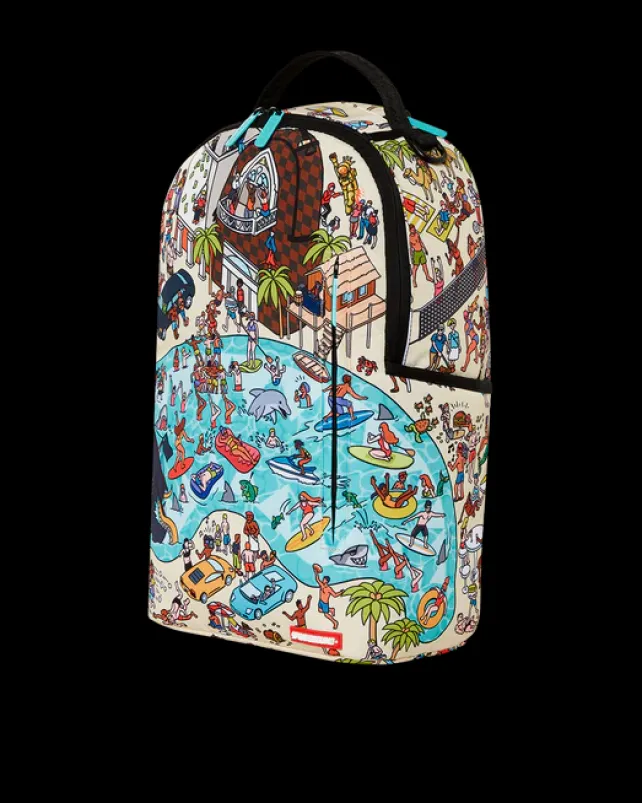 BACKPACKS>SPRAYGROUND CHAOS COUNTY BACKPACK