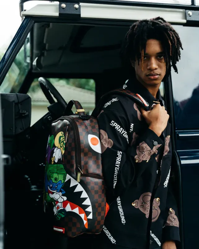 BACKPACKS>SPRAYGROUND CHASE BANK BACKPACK (DLXV)