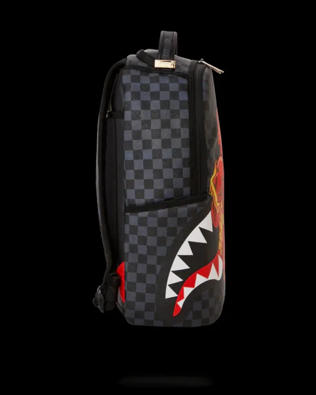 BACKPACKS>SPRAYGROUND CHASE BANK: DIABLO BACK AT IT (GREY) (DLXV)