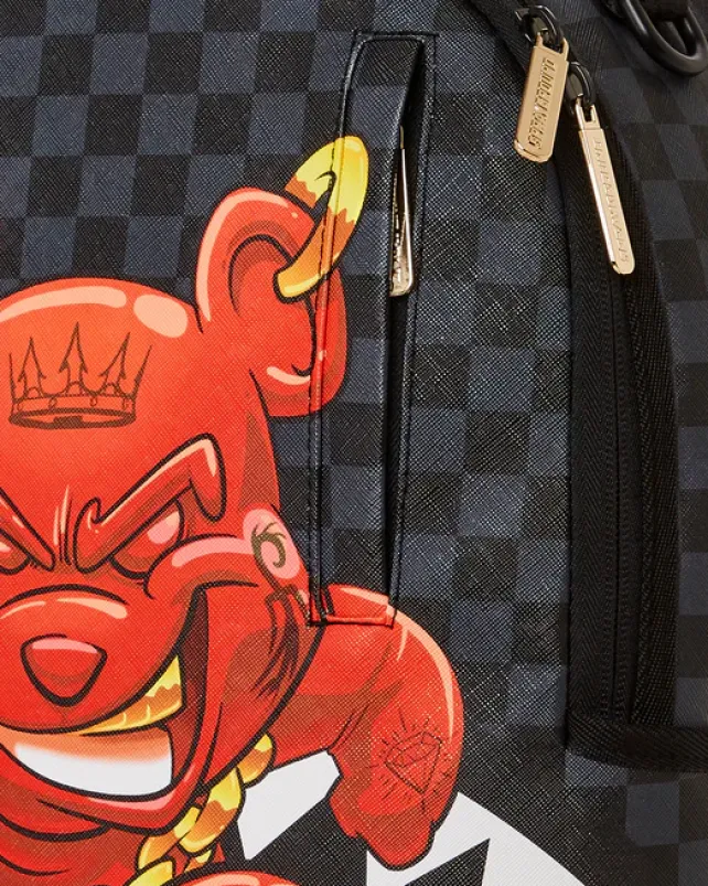 BACKPACKS>SPRAYGROUND CHASE BANK: DIABLO BACK AT IT (GREY) (DLXV)