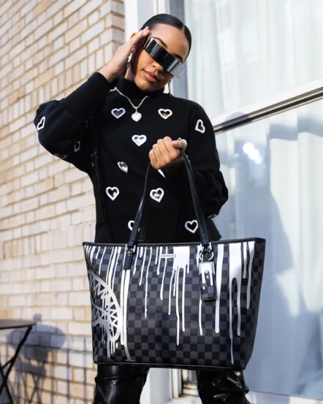 TOTES|HANDBAGS>SPRAYGROUND CHATEAU GHOST TOTE