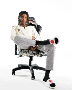 GAMING CHAIRS>SPRAYGROUND CHECK MONEY GAMING CHAIR - SUPER RARE