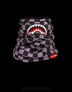 SKI MASKS>SPRAYGROUND CHECKERED SHARK NECK WARMER