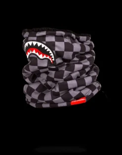 SKI MASKS>SPRAYGROUND CHECKERED SHARK NECK WARMER