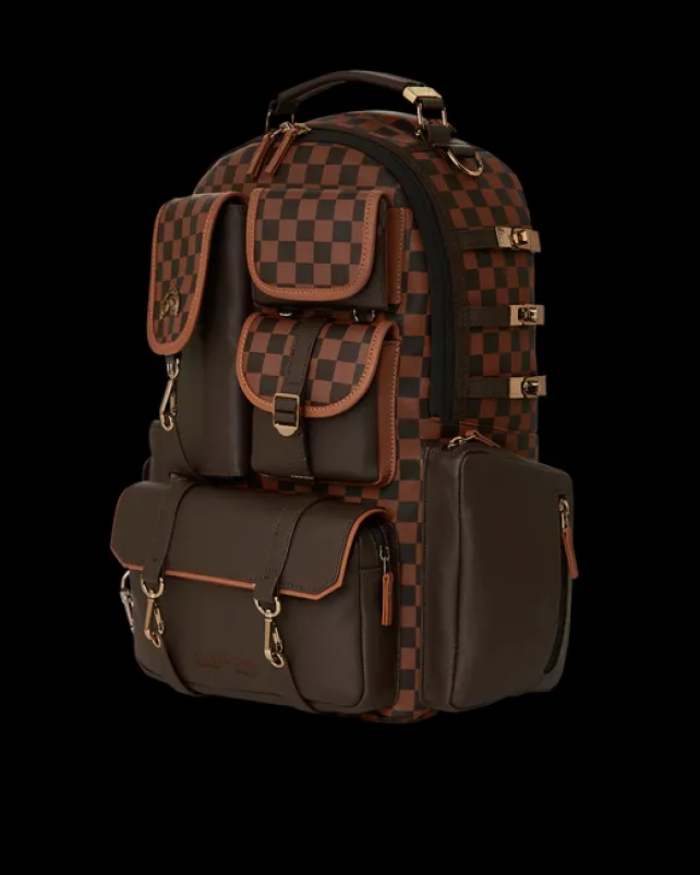 BACKPACKS>SPRAYGROUND CHECKMATE ROYALE BACKPACK (DLXV)