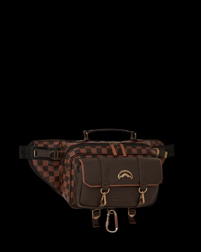 CROSSBODYS>SPRAYGROUND CHECKMATE ROYALE CARGO CROSSBODY
