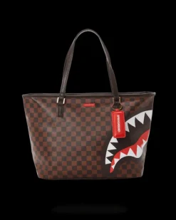TOTES>SPRAYGROUND CHECKS IN CAMOFLAUGE TOTE