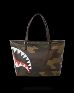 TOTES>SPRAYGROUND CHECKS IN CAMOFLAUGE TOTE