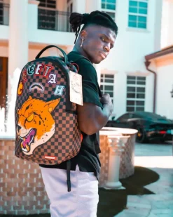 BACKPACKS>SPRAYGROUND CHEETAH SPEED SHARK BACKPACK (TYREEK HILL COLLAB)