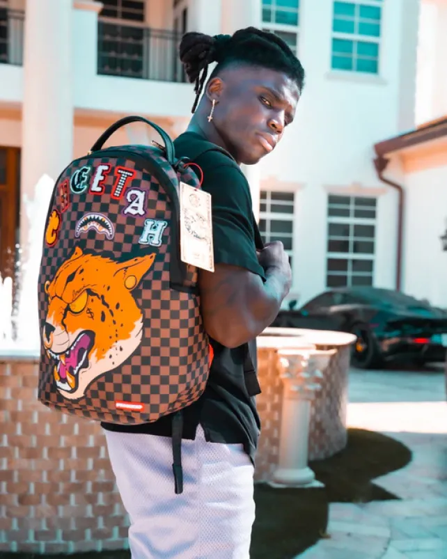 BACKPACKS>SPRAYGROUND CHEETAH SPEED SHARK BACKPACK (TYREEK HILL COLLAB)