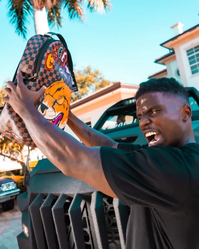 BACKPACKS>SPRAYGROUND CHEETAH SPEED SHARK BACKPACK (TYREEK HILL COLLAB)