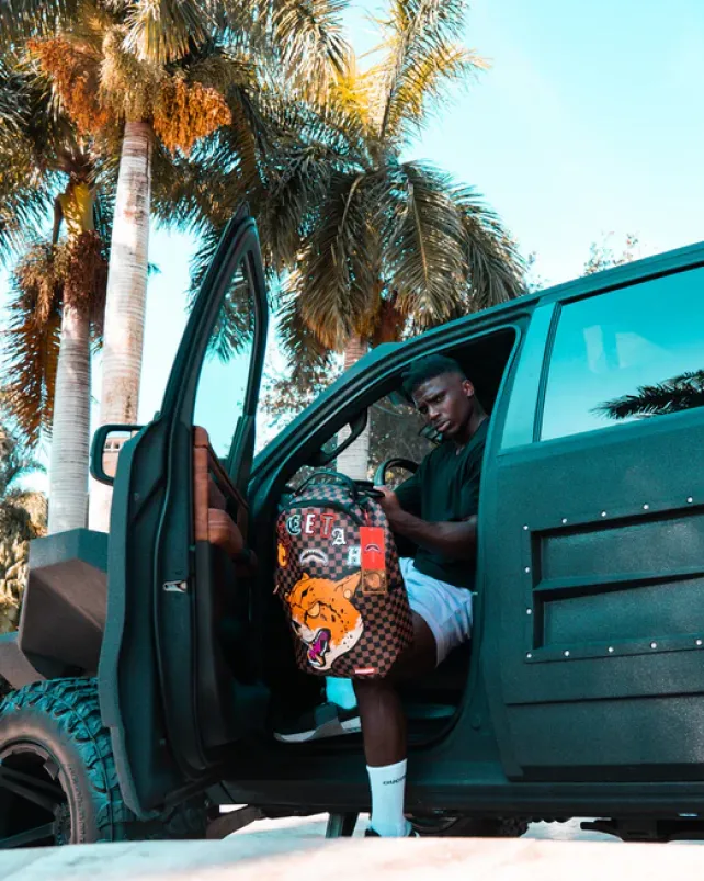 BACKPACKS>SPRAYGROUND CHEETAH SPEED SHARK BACKPACK (TYREEK HILL COLLAB)