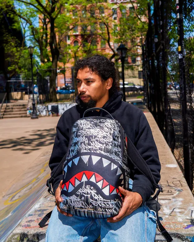 BACKPACKS>SPRAYGROUND CHROME CRUSHER BACKPACK (DLXV)