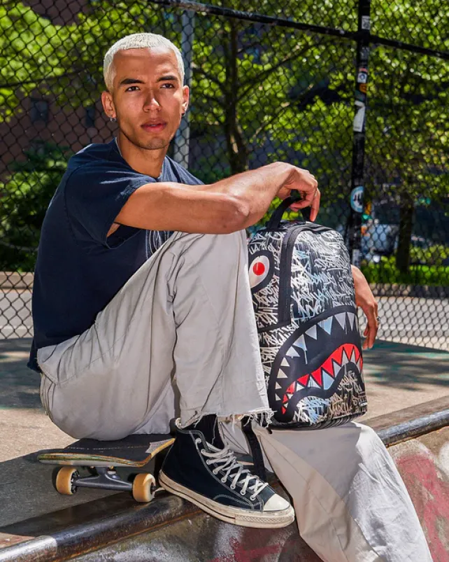 BACKPACKS>SPRAYGROUND CHROME CRUSHER BACKPACK (DLXV)