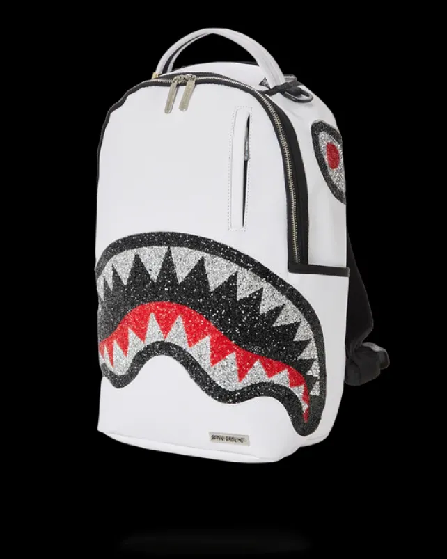 BACKPACKS>SPRAYGROUND CLEARCUT DLX BACKPACK (WHITE)