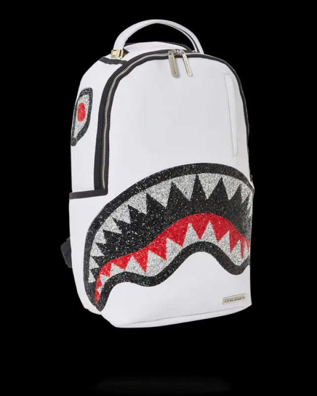 BACKPACKS>SPRAYGROUND CLEARCUT DLX BACKPACK (WHITE)