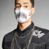 FACE MASKS>SPRAYGROUND CLEARCUT FACE MASK (WHITE)
