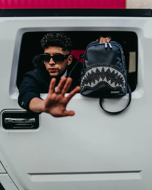 BACKPACKS|SAVAGES>SPRAYGROUND CLEARCUT SAVAGE BACKPACK (BLACK)