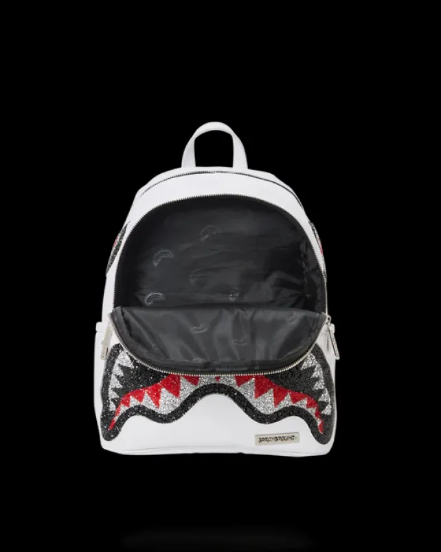 SAVAGES|BACKPACKS>SPRAYGROUND CLEARCUT SAVAGE BACKPACK (WHITE)
