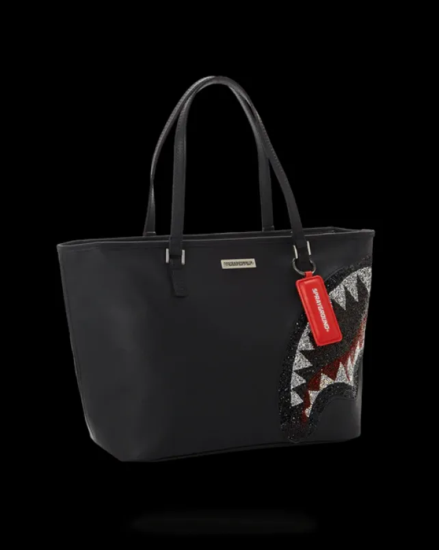 TOTES>SPRAYGROUND CLEARCUT TOTE (BLACK)