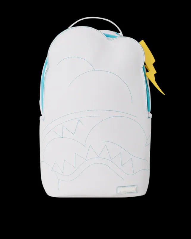 BACKPACKS>SPRAYGROUND CLOUDY WITH A CHANCE OF SHARK BACKPACK (DLXV)