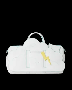 DUFFLES>SPRAYGROUND CLOUDY WITH A CHANCE OF SHARK DUFFLE