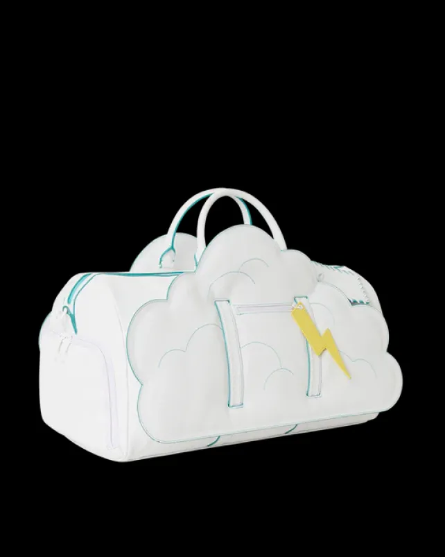 DUFFLES>SPRAYGROUND CLOUDY WITH A CHANCE OF SHARK DUFFLE